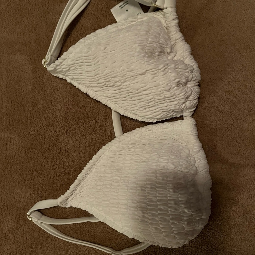 Wild Fable White Textured Underwire Bra